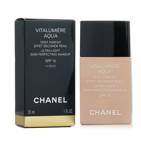 chanel vitalumiere aqua ultra light skin perfecting stores|Chanel vitalumiere aqua foundation reviews.